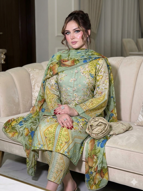 💕 #Maria.B Lawn Prints 3Pc 💕