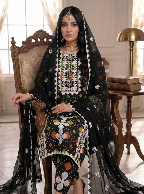 🔥 #CHUNRI #APPLIQUE LAWN 💕
