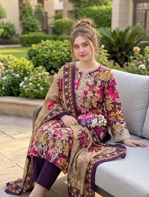 💕ONLY 2650/-PKR 3PC #LINEN 💕