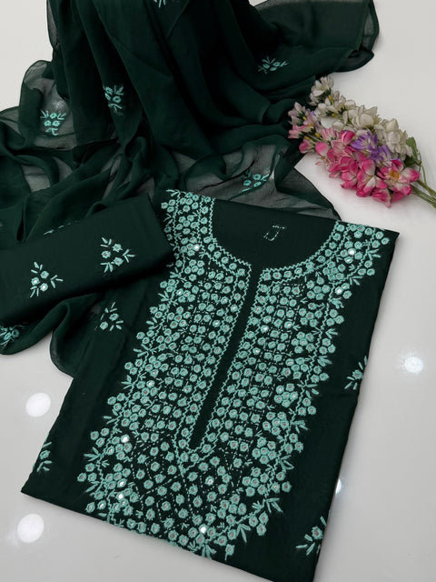 🔥 #Handmade Sheesha Work Pakka Tanka Lawn 3 Pc Dress 👗