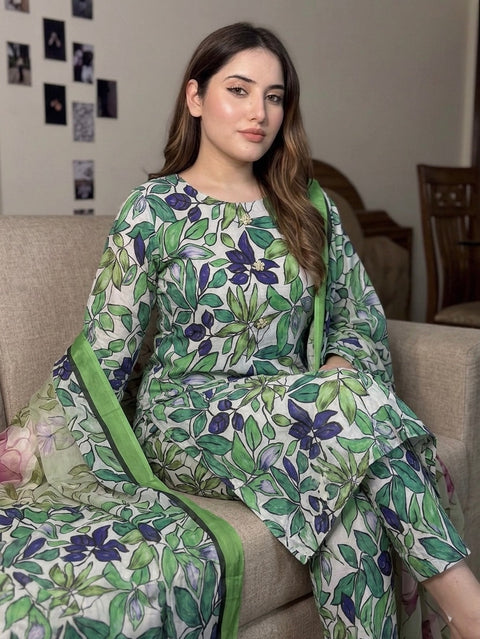 🔥 ONLY 2350/-PKR #MPRINTS #LAWN 3PC 🔥