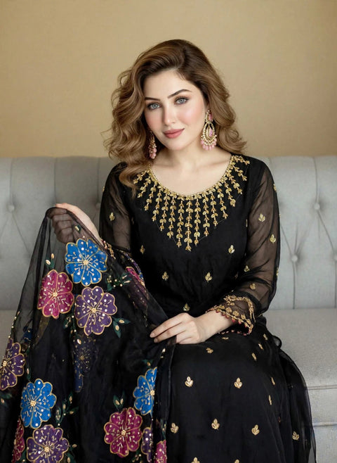 🔥 ONLY #1950/-PKR #FANCY ORGANZA DRESS 🔥