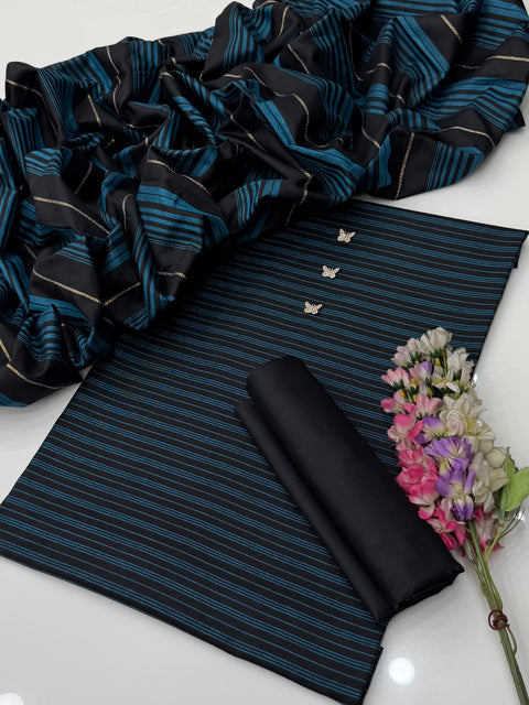 🔥ONLY #1650/-PKR Summer’s Beautiful Soft Multani Khaadi Lawn 3 PC Dress 👗