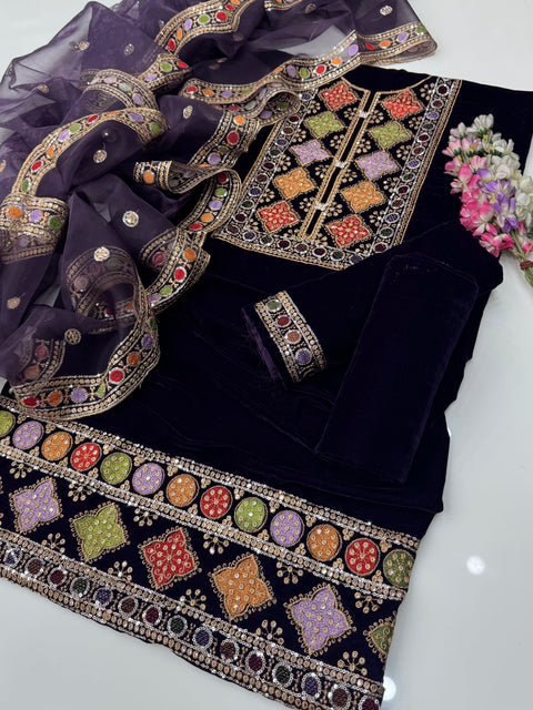 💕 #VELVET #FANCY 3PC  💕