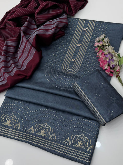 🔥 #WINTER’s Most Beautiful Sequence Work 3 PC Dress 👗