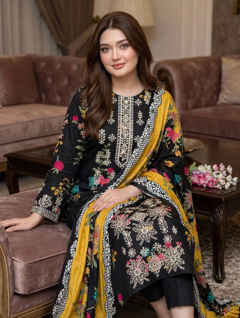 💕ONLY 2650/-PKR 3PC #LINEN 💕