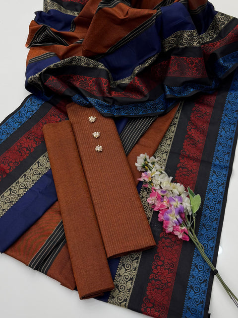 🔥 ONLY #1850/-PKR #WINTER KHAADI SOOSI 3PC 🔥