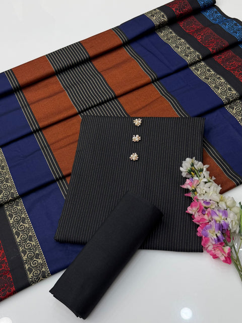 🔥 ONLY #1850/-PKR #WINTER KHAADI SOOSI 3PC 🔥