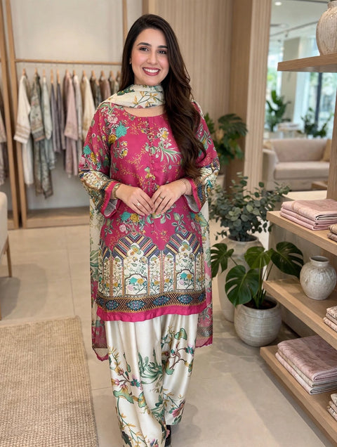 💕 #TRENDING #BRANDED SHAMOOZ SILK 3 PC 🔥