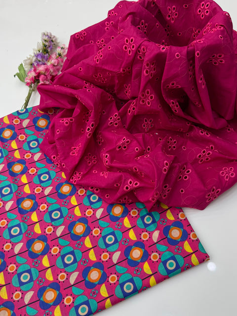 🔥 ONLY #2450/-PKR #CHIKANKARI LAWN 2PC 💕