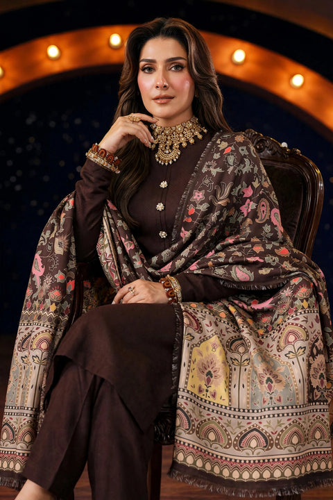 💕 #WINTER’s #Kalamkari Shawl With Dhanak 3PC 💕