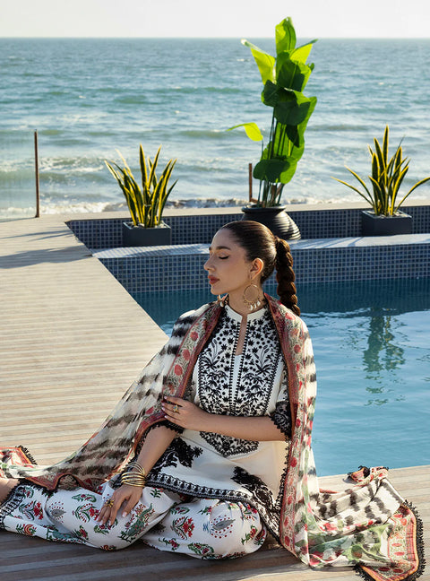 Zainab Chottani Hit Codes Premium Silk 3 Pc Dress 👗