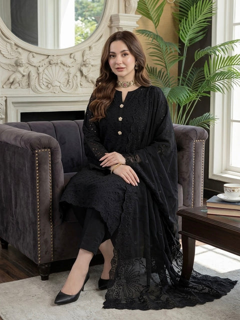 🖤 #BLACK #CHIKANKARI 🖤