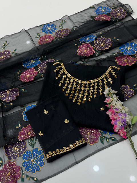 🔥 ONLY #1950/-PKR #FANCY ORGANZA DRESS 🔥