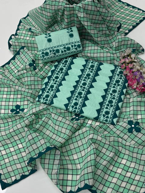 Beautiful Handmade Pakka Tanka With Applique Ralli Work Khaadi Khaddar 3 Pc Dress 👗