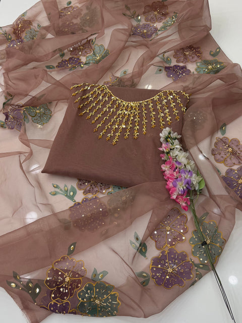 🔥 ONLY #1950/-PKR #FANCY ORGANZA DRESS 🔥