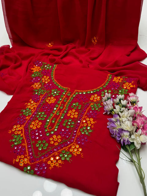 Handmade Pakka Tanka 🧵 Sheesha Work 2 PC Dress 👗