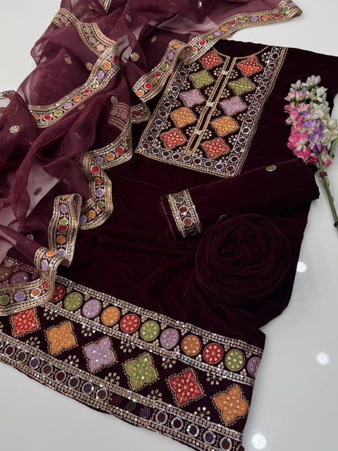 💕 #VELVET #FANCY 3PC  💕