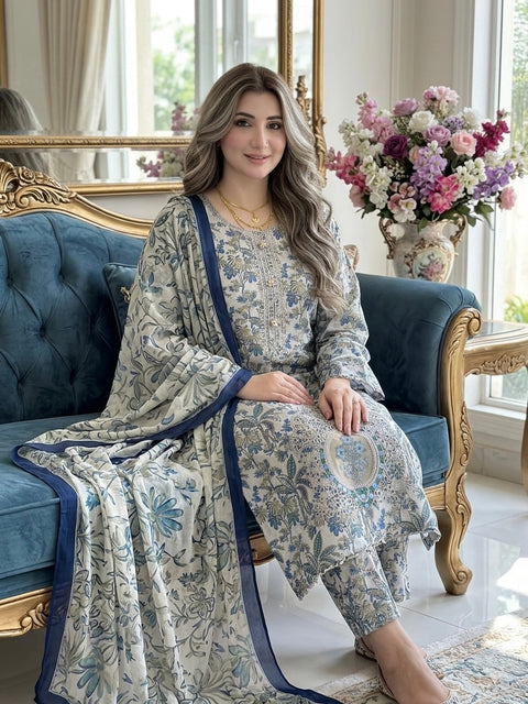 🔥 JUST 2650/-PKR LAWN 3 PC 💕