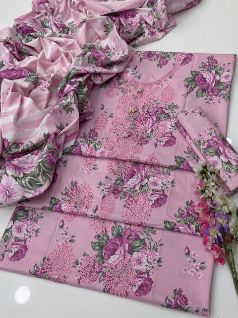 💕 ONLY 2850/-PKR #DHANAK #WINTER’s 3 PC 💕