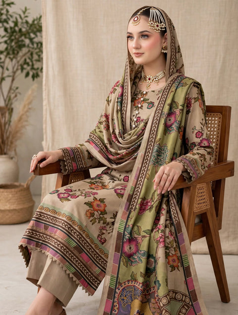 🔥 #Winter’s Kalamakari Pashmina 72 Grade Excellent Quality 3 PC 👗