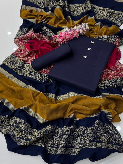 🔥#WINTER’s Beautiful & Elegant Style Dhanak Marina 3 PC 👗
