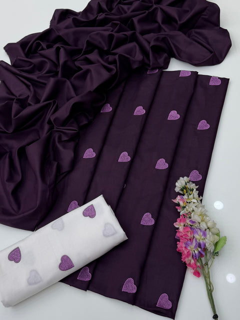 🔥 #WINTER’s #TRENDING DHANAK HEART ♥️ 3PC 👗