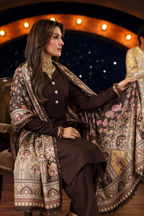 💕 #WINTER’s #Kalamkari Shawl With Dhanak 3PC 💕