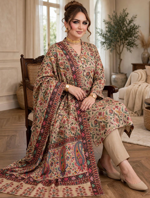 🔥#TRENDING #KALAMKARI #PASHMINA 3 PC 🔥