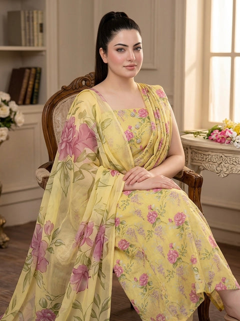 🔥 ONLY 2450/-PKR MPRINT LAWN 3PC 🔥