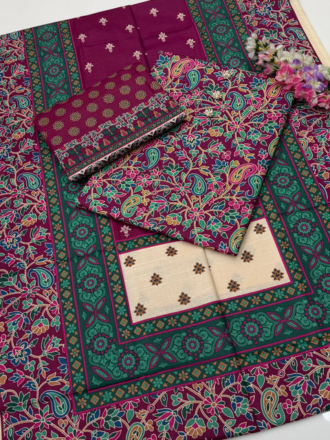 💕 #WINTER’s #KHADDAR 3PC 💕