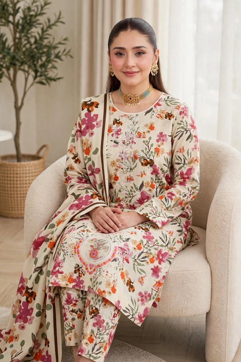 💕 ONLY 2650/-PKR #CHIKANKARI #LINEN 3 PC 👗