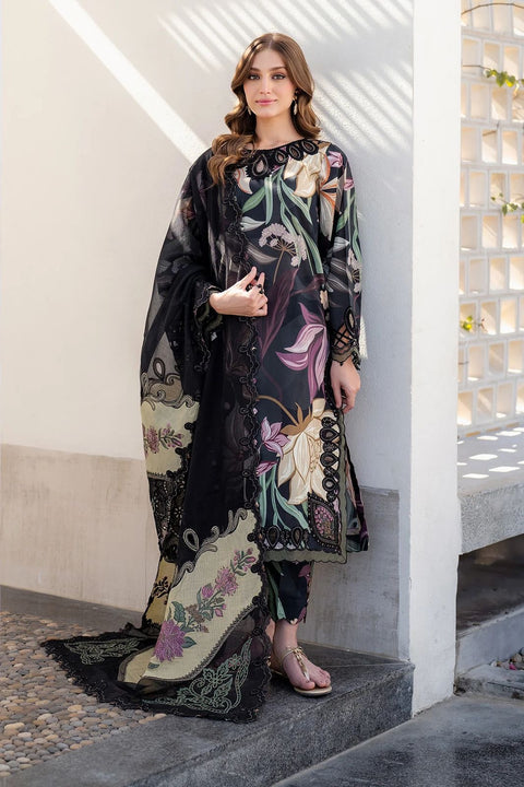 💕 Digital Printed Premium Shamooz Silk 3 Pc Dress 👗
