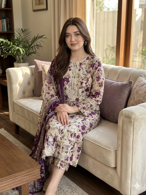 🔥 JUST 2650/-PKR LAWN 3 PC 💕