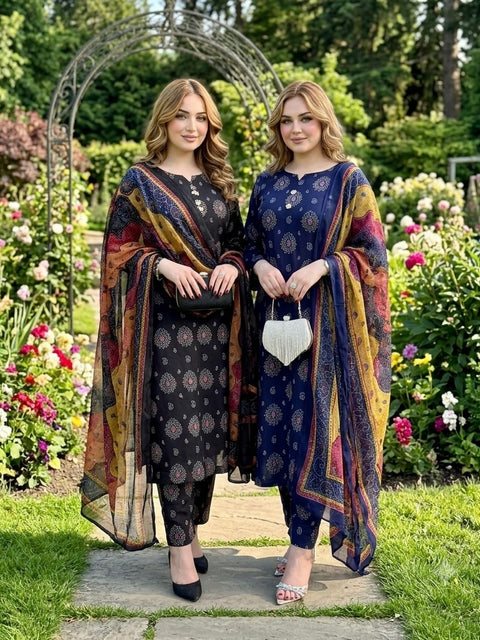 🔥 #TRENDING #BINSAEED LAWN 3PC 🔥