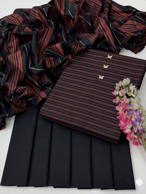 🔥ONLY #1650/-PKR Summer’s Beautiful Soft Multani Khaadi Lawn 3 PC Dress 👗