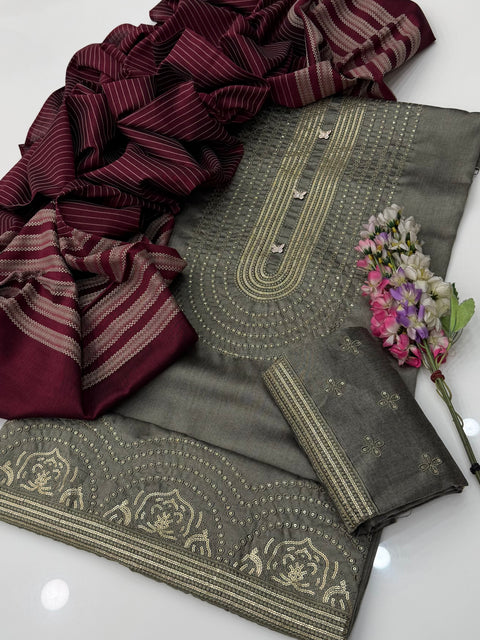 🔥 #WINTER’s Most Beautiful Sequence Work 3 PC Dress 👗