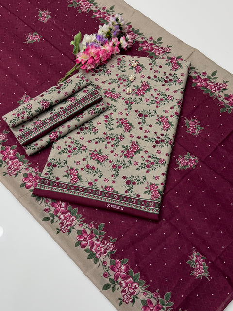 🔥 #BINSAEED 100% ORIGINAL LAWN 3PC 💕