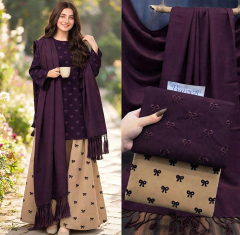 💕 #WINTER’s #VIRAL Ribbon 🎀 Embroidery 3PC 💕