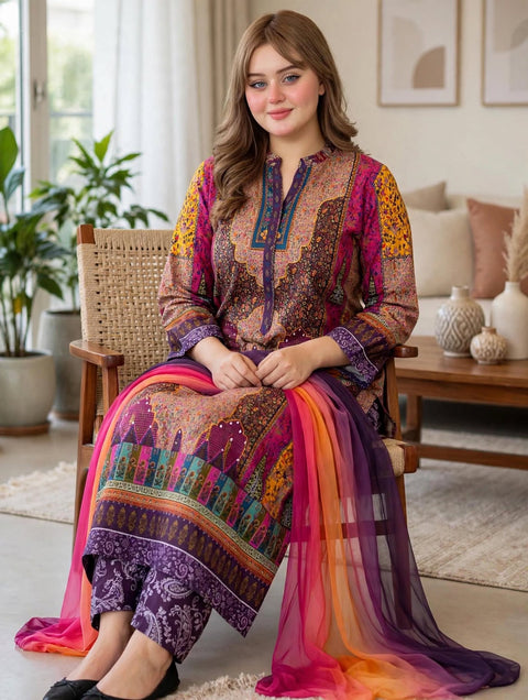 💕 #TRENDING #BRANDED SHAMOOZ SILK 3 PC 🔥