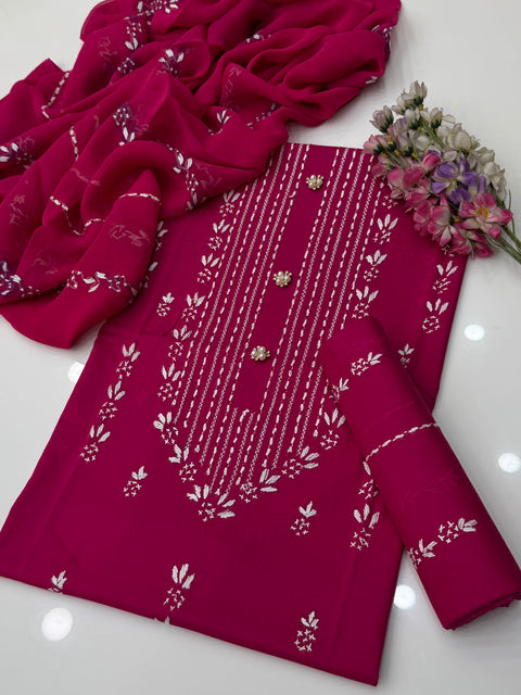 💕 #HANDMADE #LAWN 3PC🔥