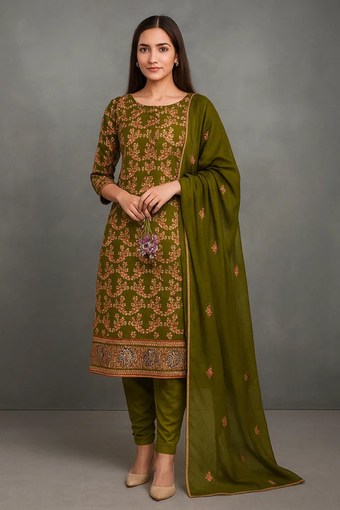 Handmade Goota Style Thread Embroidery 🧵 Soft Chiffion Shirt Duppata 2 Pc 👗