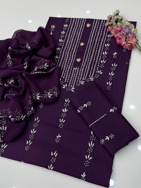 💕 #HANDMADE #LAWN 3PC🔥