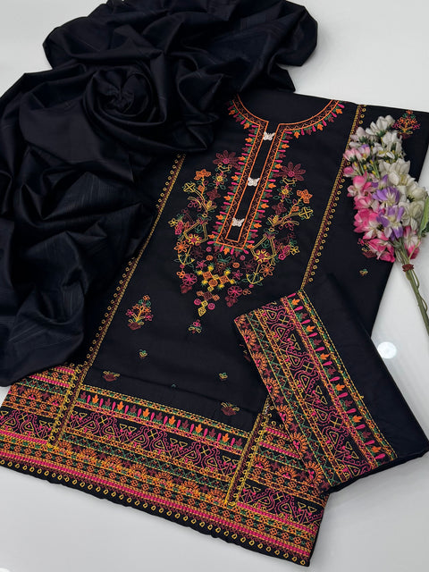 🔥 Winter’s Latest Dhanak Marina 3 PC Dress 👗