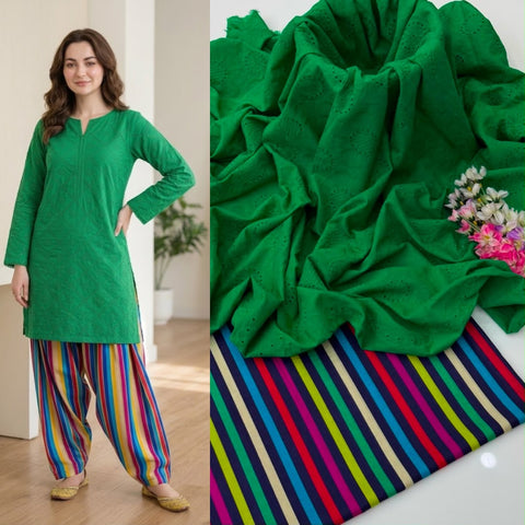 🔥 ONLY #2350/-PKR #CHIKANKARI 2PC 💕