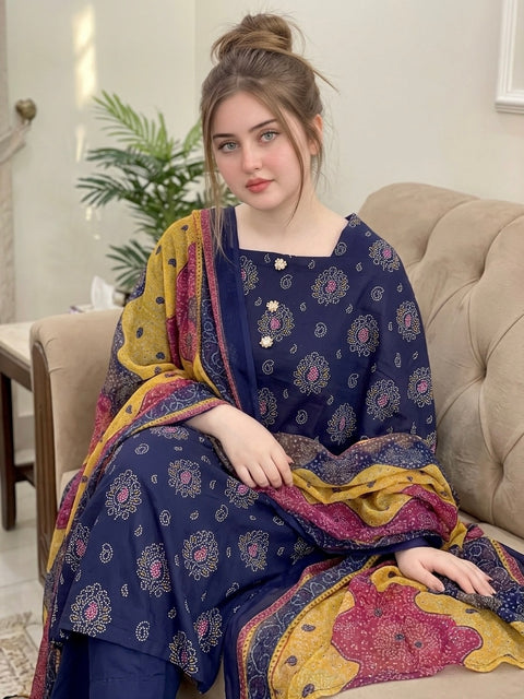 🔥 #TRENDING #BINSAEED LAWN 3PC 🔥