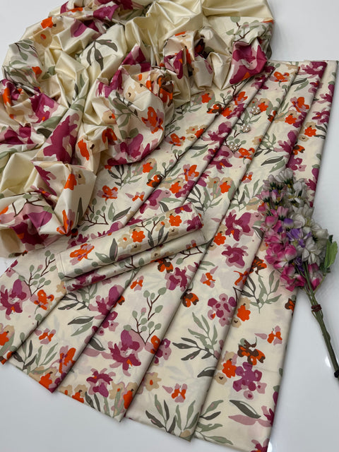 💕 Branded Hit Codes Digital Printed Premium Linen 3 Pc 👗