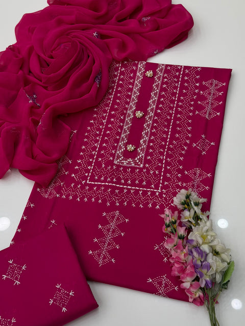 💕 #HANDMADE #LAWN 3PC 🔥