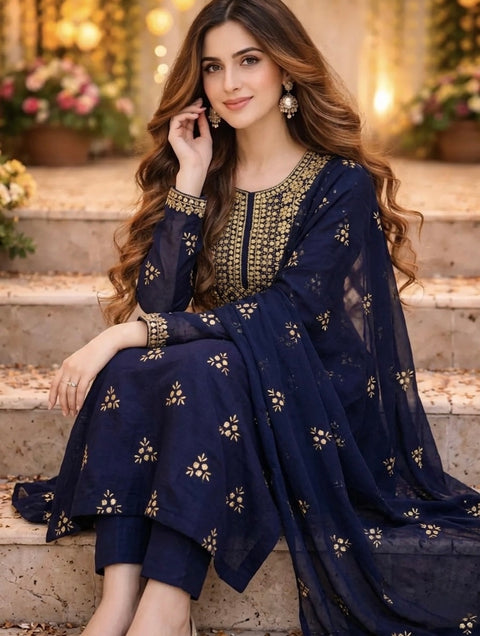 🔥 #Handmade Sheesha Work Pakka Tanka Lawn 3 Pc Dress 👗