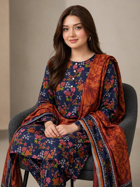 💕 ONLY 2650/-PKR #WINTER’s Premium Dhanak Printed 3PC 💕